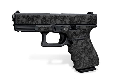 Glock 19 Grip Tape Grip With Skulls Showgun Decal Grips