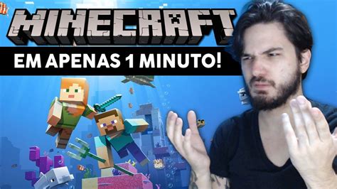 Zerando Minecraft Em S Minuto Como Isso Poss Vel Youtube