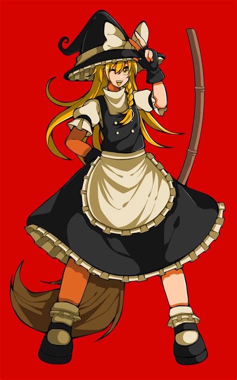 Safebooru 1girl 1jumangoku Apron Black Footwear Black Gloves Black Headwear Black Skirt Black