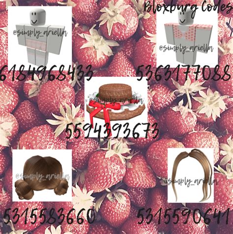 Cute Strawberry Outfit Codes Strawberry Outfit Roblox Roblox