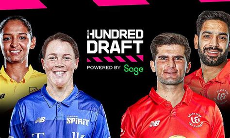 The Hundred Draft Shaheen Afridi Grace Harris Harmanpreet Kaur And