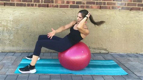 Stability Ball Core Workout Youtube