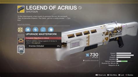 Destiny How To Get Legend Of Acrius Playstation Universe