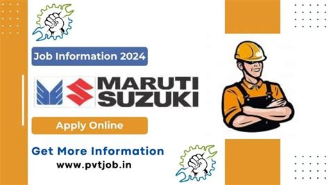 Maruti Tw Recruitment New Job Opportunity Pvtjob