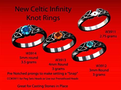 New Celtic Infinity Knot Rings – Legacy Designs