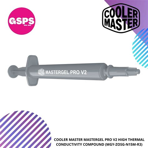 Cooler Master Mastergel Pro V High Thermal Conductivity Compound Mgy