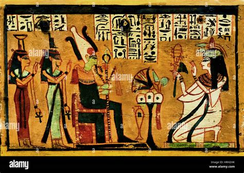 Peinture Murale Gyptienne Hieroglyphes Banque D Image Et Photos Alamy