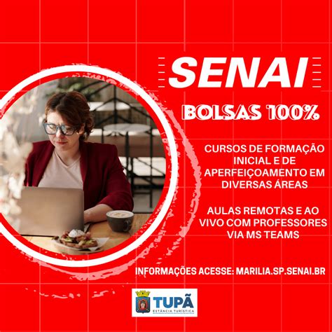 Senai Oferece Mais Cursos Bolsas Para Tup Tup Ense Not Cias