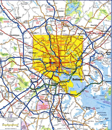 Fantasy transit map of Baltimore [OC] : r/baltimore