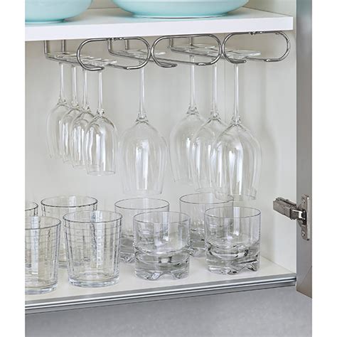 Chrome Wine Glass Holders The Container Store