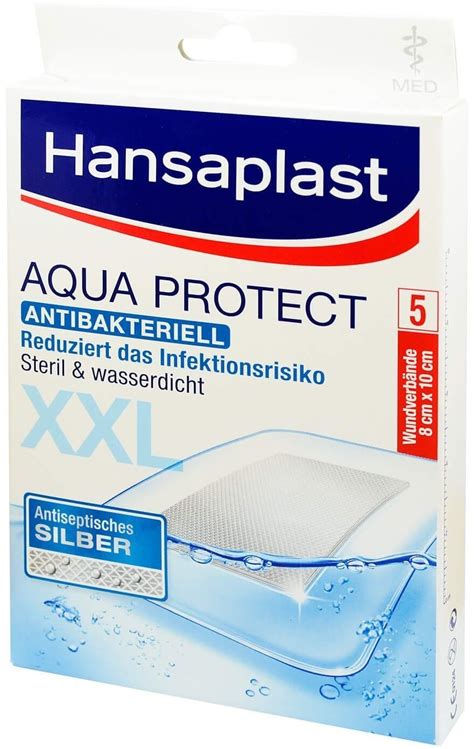 Hansaplast Med Aqua Protect Pflaster Xxl 8 X 10 Cm 5 Stk Ab 10 95