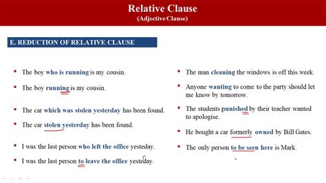 Relative Clause Adjective Clause Konu Anlatımı Youtube