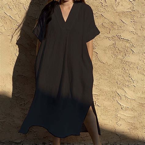 Rigardu Swimsuit Coverups For Women Rayon Crepe Beach Cover Up Beach Dress Bikini Swimsuit Sun