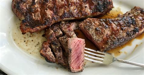 Grilled Kansas City Strip Steaks