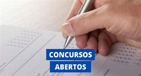 Concursos De N Vel M Dio Vagas Abertas