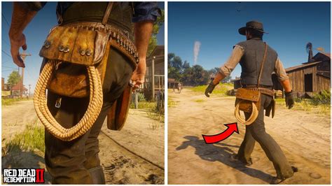 Lasso On Belt Mod Rdr2 Youtube