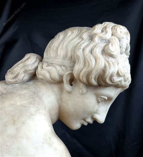 antiques atlas  large alabaster statue
