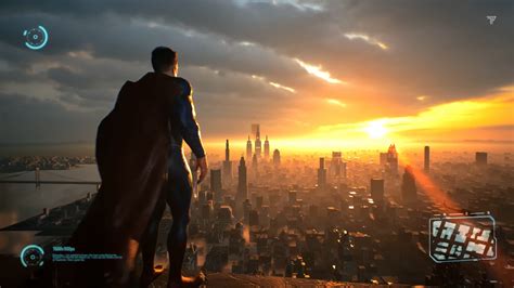 Jogo Do Superman Na Unreal Engine Mundo Aberto Real K