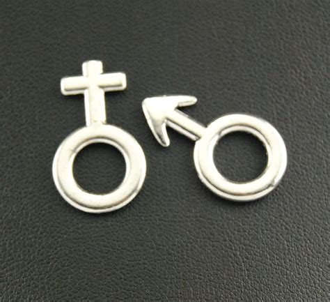 Aliexpress Buy 5Set 10pcs Antique Silver Male And Female Gender