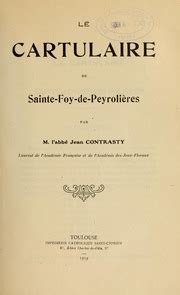 Le Cartulaire de Sainte Foy de Peyrolières Peyrolières France