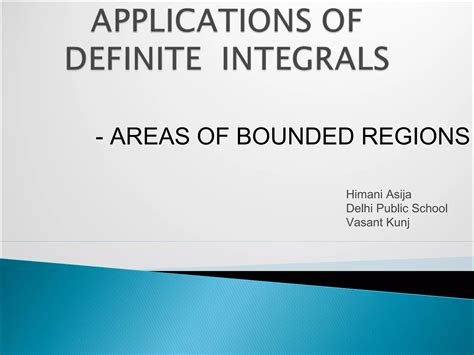 areas  bounded regions