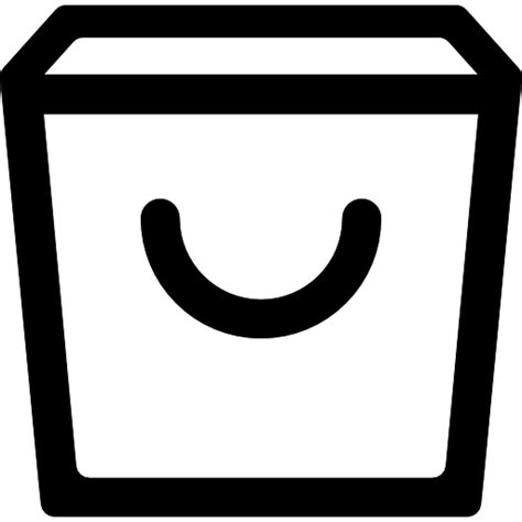 Shopping Bag Outlined Package Free Commerce Icons