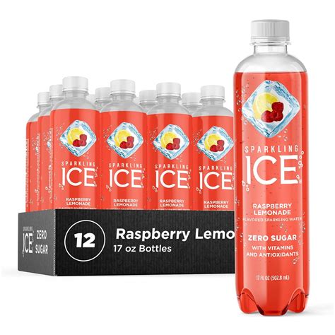 Sparkling Ice Agua Con Gas De Limonada De Frambuesa Agua Con Sabor A