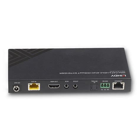 LINDY 38342 100m Cat 6 HDBaseT Extender Receiver HDMI 4K60 Audio IR