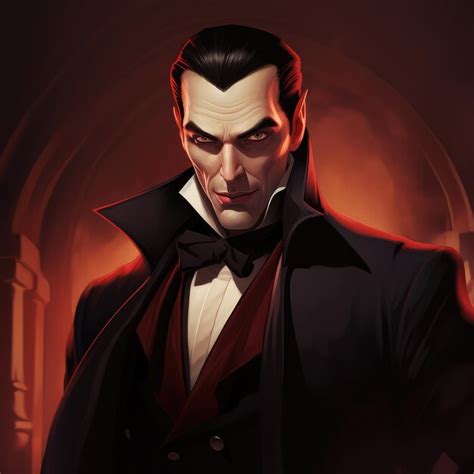 Ilustración Del Personaje De Drácula Foto Premium