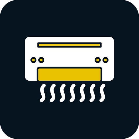 Air Conditioner Glyph Two Color Icon Vector Art At Vecteezy