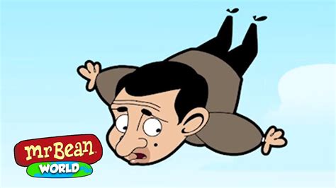 Mr Bean Goes Flying Mr Bean Animated Season 2 Funny Clips Mr Bean World Youtube