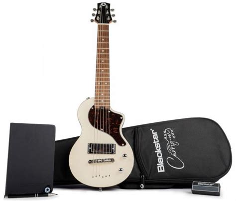 Blackstar Carry On Travel Guitar Standard Pack White Pack Guitare