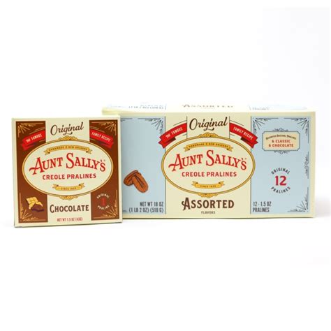 Aunt Sallys Creamy Pralines Box Of 12 Royal Praline Company