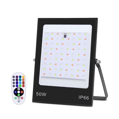 RGB Ultra Thin Led Floodlight Reflector Spotlight IP66 30W 50W 100W