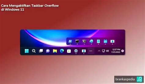 How To Enable Taskbar Overflow In Windows In Overflowing