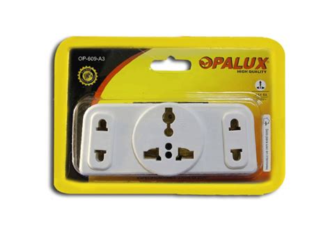 Adaptador Enchufe Plano Triple Op A Opalux Opalux Falabella