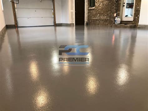 Solid Color Epoxy Floor Columbus Oh Flooring Contractors