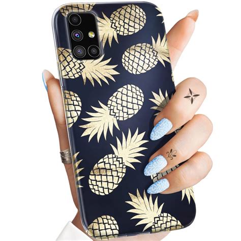 Etui Do Samsung M Wzory Ananas Owoce Egzotyczne Obudowa Pokrowiec