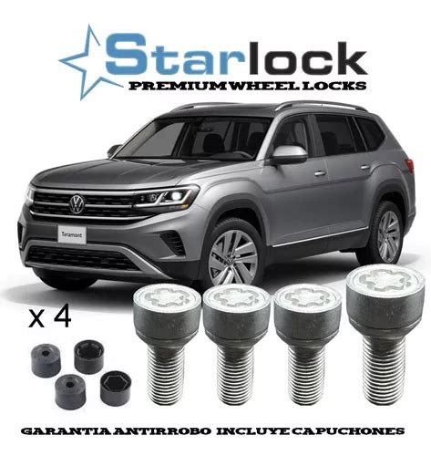 Birlos Seguridad X Starlock Nuevo Vw Teramont Full