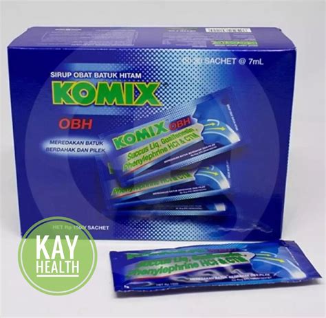 Komix Obat Batuk Sachet Isi Original Lazada Indonesia