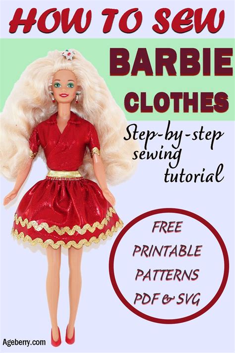 How To Sew Barbie Clothes A Video Sewing Tutorial Plus Free Patterns