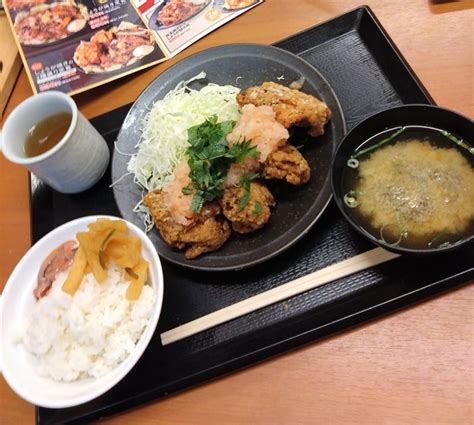 からやまの 梅おろしからあげ定食♪ ルンルン★くいしんぼ～日和♪