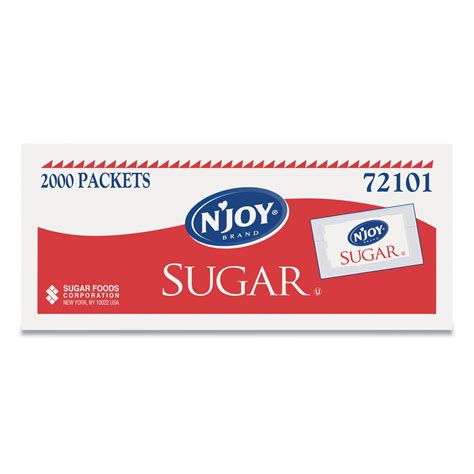 Sugar Packets 01 Oz 2000 Packetsbox Zerbee