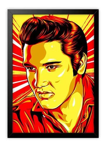 Quadro A4 Elvis Presley Moldura Acetato Exclusivo MercadoLivre