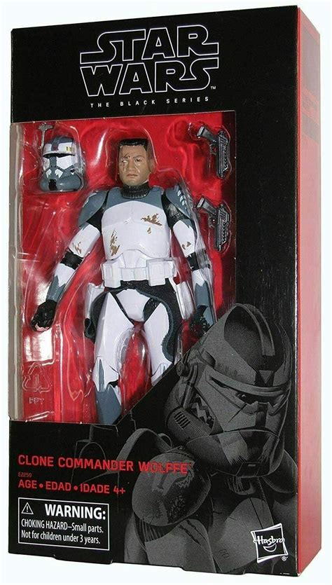 Star Wars Black Series 6 Inch Clone Commander Wolffe Action Figure With Premium Detail And 9