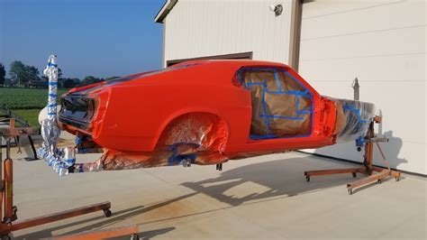 1969 Mustang Boss 302 Restoration Project 18 Painting The Body