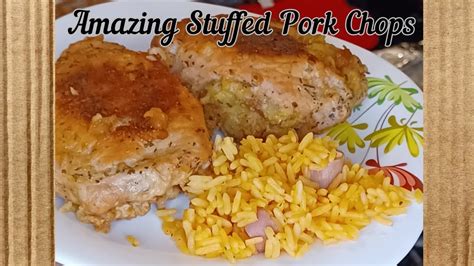 Stuffed Pork Chops Recipe Pork Chops With Stove Top Stuffing Stuffed Pork Chops In Oven Youtube