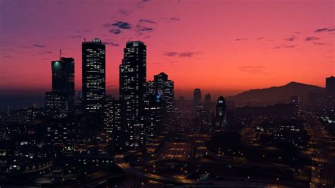 Los Santos at night #GTA5 #1080P #wallpaper #hdwallpaper #desktop | Gta ...