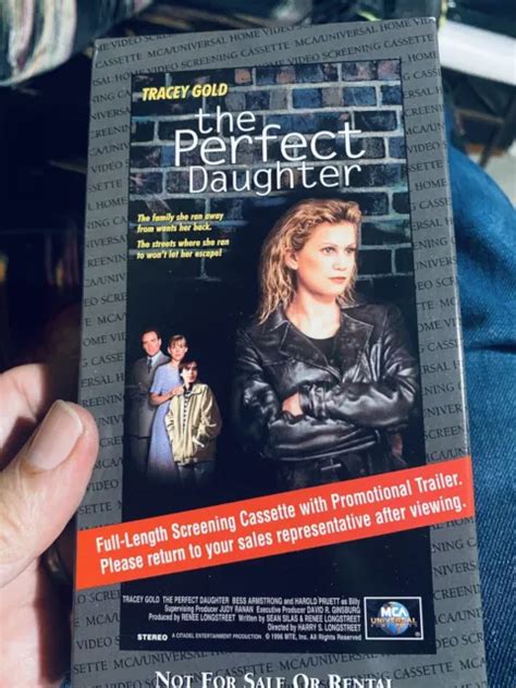 The Perfect Daughter Vhs Tracey Gold Bess Armstrong Harold Pruett New