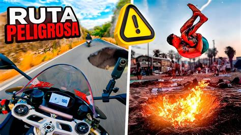 La Ruta Mas Peligrosa En Moto San Juan Youtube